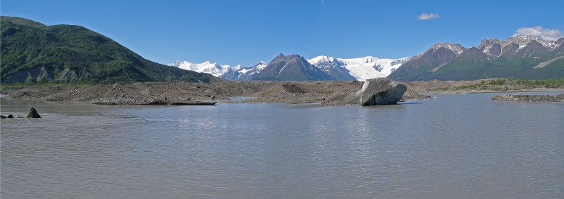 Lake Kennicott & the Wrangell Mountains