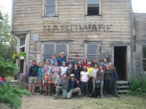 College field program group at the Old Hardware Store in McCarthy