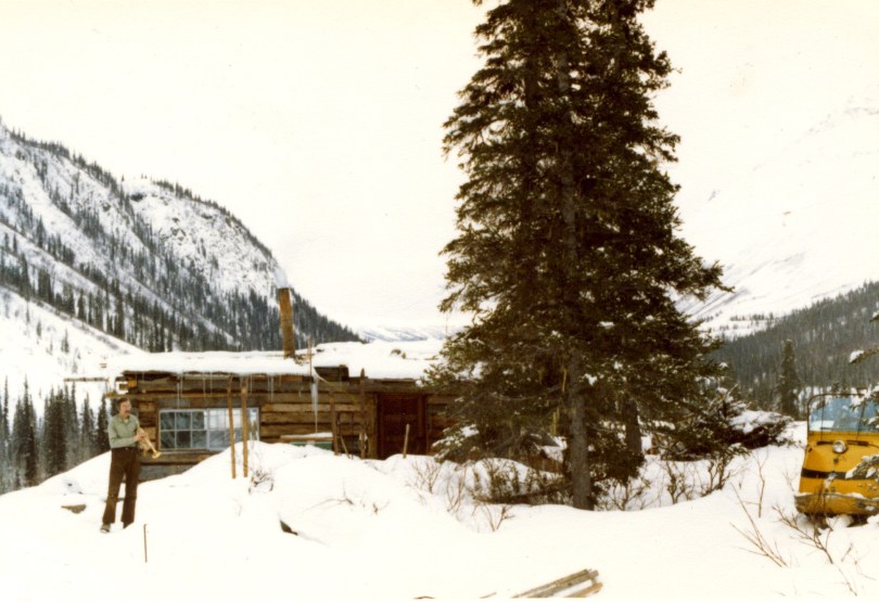 Loy Green at his cabin up McCarthy Creek