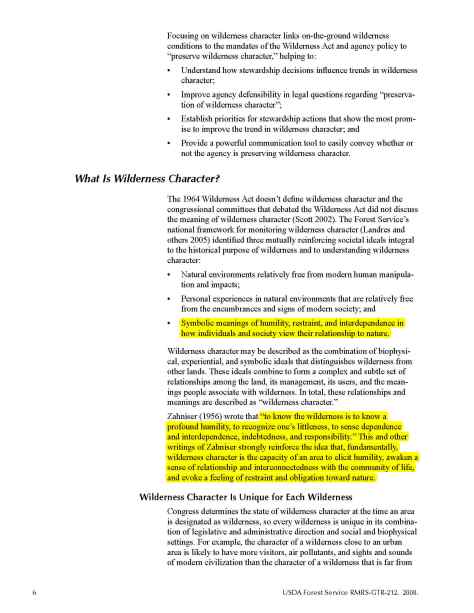 Page from Landres et al_2008_Keeping it wild