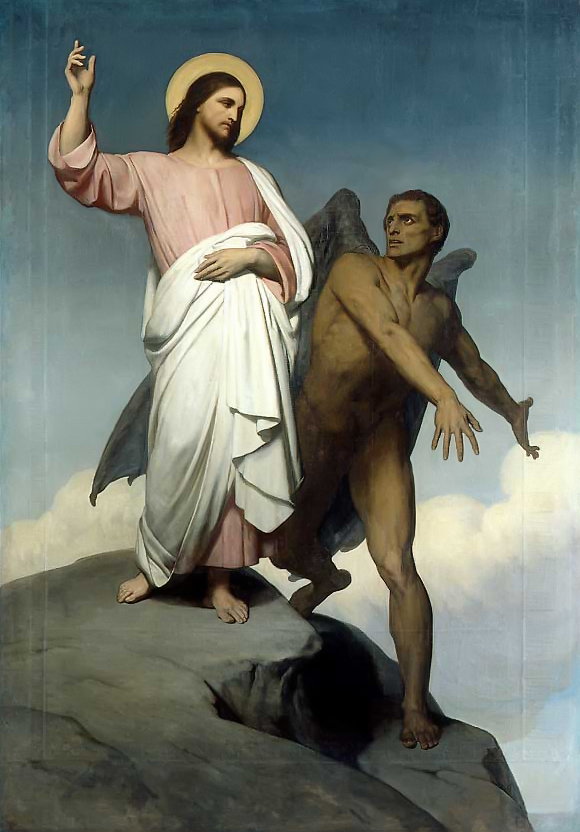 Temptation of Christ, by Ary Scheffer, 1854.