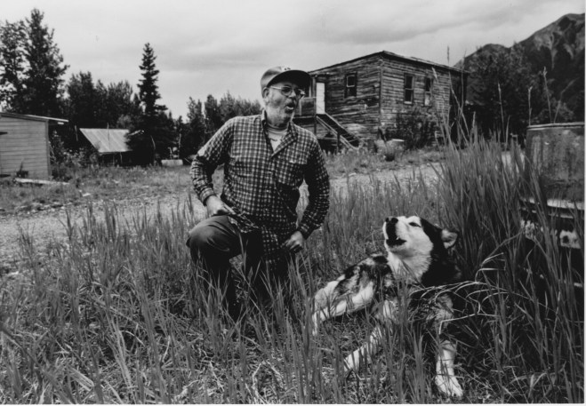 Ken Norris howling in McCarthy. Nancy Simmerman photo